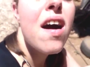 Girl who sucks dogs off and she loves the peen